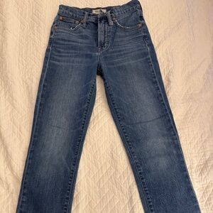 Madewell perfect vintage crop jeans